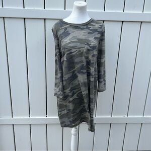 Entro Olive Camo Dress